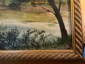 lot 135 image: Original Framed and Signed Art Work by Linda Van Lear