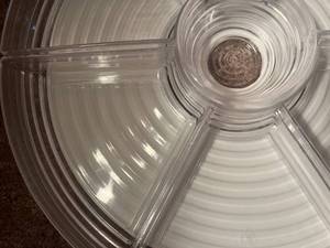 lot 154 image: Patio Table Revolving Server Set