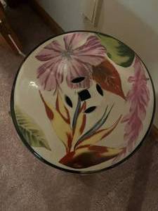 lot 165 image: Glass stand 19x12