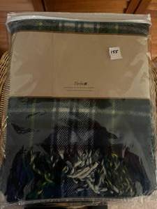 lot 155 image: Faribault Woolen Mill Heather Blanket 100% Wool