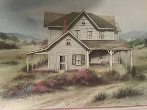 lot 174 image: Framed and Signed Print by Linda Van Lear