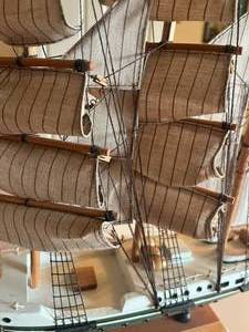 lot 190 image: A Von Humboldt Model Ship 18x20