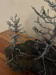 lot 211 image: Triple Wire Tree 15 tall 11 long