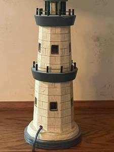 lot 220 image: Lighthouse Lamp 24 tall