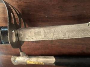 lot 222 image: Vacro Sword and sheath 35 long