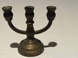 lot 248 image: Miniature Candelabra 1.5 tall