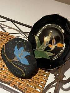 lot 269 image: Home dcor bird of paradise plate otagiri japan