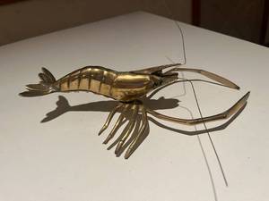 lot 274 image: Brass Lobster