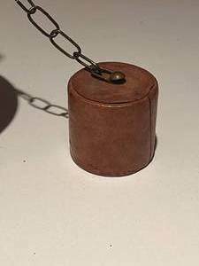 lot 277 image: Vintage mcm leather wrapped 12 decanter