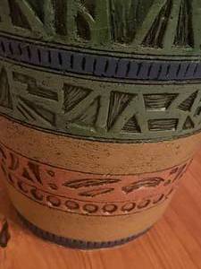 lot 291 image: Large vase 17 tall