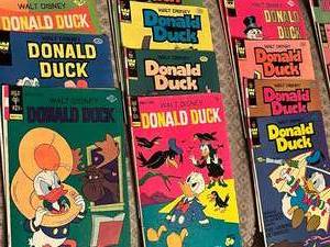 lot 349 image: 21 early 1970s- to early 1980s Donald Duck Comic Books