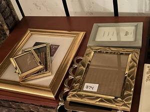 lot 374 image: Lot of misc. frames