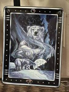 lot 375 image: Franklin mint polar night limited edition porcelain plate #k41226