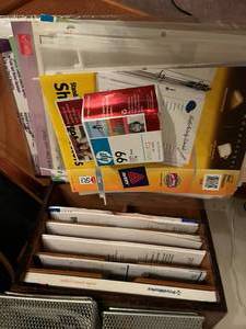 lot 384 image: Who moved my stapler Office supply mystery lot.