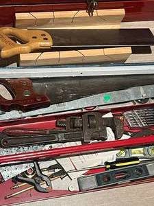 lot 388 image: Tool Box and Misc. Tools