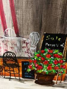 lot 419 image: Linda Van Lear Original Framed and Signed Painting 27x20