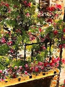 lot 422 image: Linda Van Lear Original Framed and Signed Painting 27x21