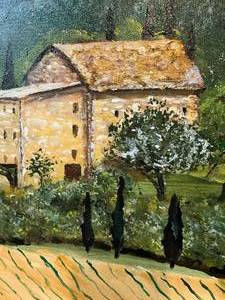 lot 426 image: Linda Van Lear Original Framed and Signed Painting 25x29