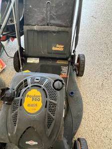 lot 453 image: Lot of Yard Equipment Including Lawn Mower, Unkown Working Condition