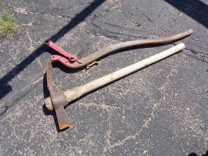 Vintage Pump Handle and Pick Axe