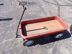 Vintage Red Wagon