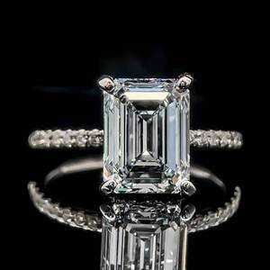 Rare 3.53 Carat Fancy Light Blue Diamond Solitaire & Hidden Halo Diamond Pave Ring in 14k White Gold - VS Clarity $9,000 Retail VIDEO