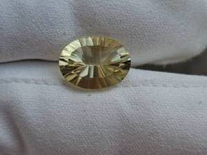 6.56 Carat Natural Lemon Citrine Fancy Cut Starburst Gemstone VIDEO