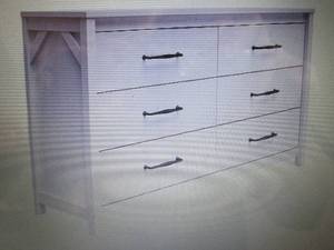lot 29 image: Ameriwood Home Augusta 6-Drawer Dre...