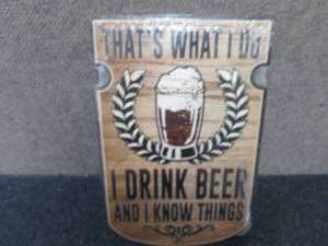 lot 51 image: Metal Drink Beer Sign...