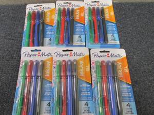lot 66 image: 6- 4pks PaperMate InkJoy Gel Medium...