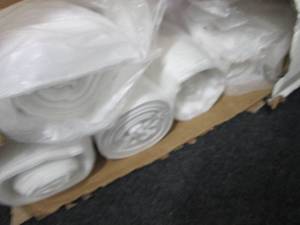 lot 120 image: Partial Case 38 Gallon Clear Trash ...