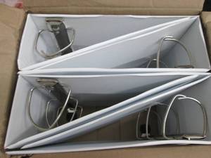 lot 165 image: 4- Avery Heavy Duty 4 inch 3 D-ring...