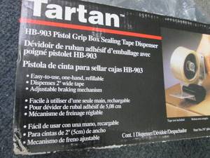 lot 179 image: Tartan Sealing Tape Dispenser...