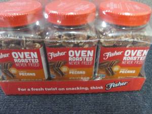 lot 247 image: 6- 17 oz Jars Fisher Oven Roasted P...