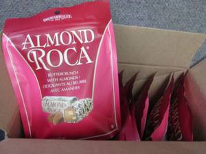 lot 256 image: 8- 4.5 oz pks Roca Buttercrunch Tof...