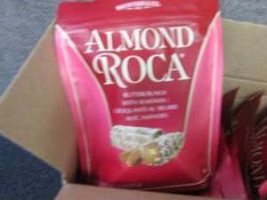 lot 257 image: 8- 4.5 oz pks Roca Buttercrunch Tof...