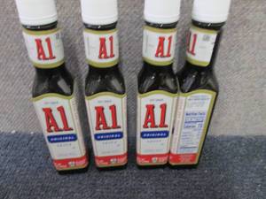 lot 283 image: 4- 5oz Bottles A1 Original Sauce in...