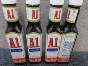 lot 284 image: 4- 5oz Bottles A1 Original Sauce in...