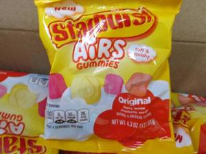 lot 294 image: 12- 4.3 oz pks Starburst Air Gummie...