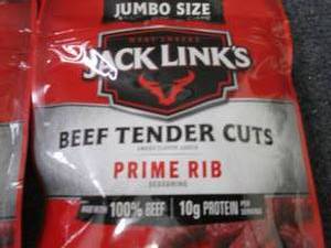 lot 311 image: 4- 5.6 oz pks Jack Links Beef Tende...