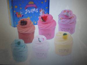 lot 391 image: 2- 6 Pack Cloud Slime Kit, with Pea...