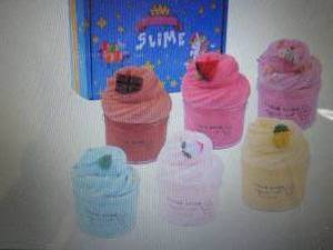 lot 395 image: 2- 6 Pack Cloud Slime Kit, with Pea...