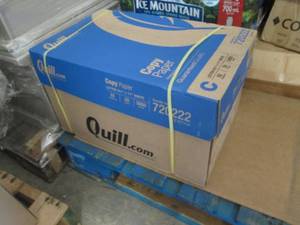 lot 403 image: Case of 5000 Sheets Quill 8.5x11 in...