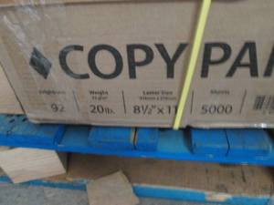 lot 404 image: Case of 5000 Sheets 8.5x11 inch 20l...