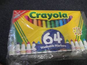 lot 408 image: 64 Washable Crayola Markers...