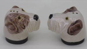 lot 2 image: Rosemeade Fox Terrier Salt & Pepper Shakers