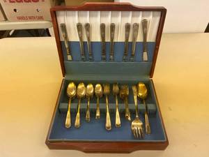 Silverware in Case