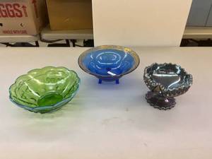 Vintage Glass Serving Bowls