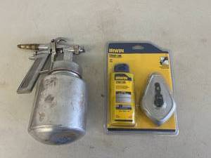 NIB Chalk Line with Chalk & Paint Sprayer