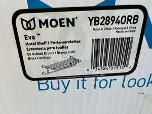 2 New Moen Hotel Shelf - Oil Rubbed Bronze